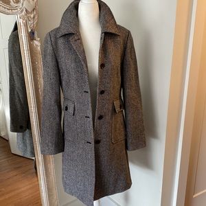 J Crew Wool Tweed Lady Coat